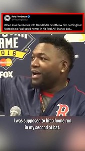 When Jose Fernández told David Ortiz he’d throw him nothing but fastballs so Papi could homer in his final All-Star at-bat... Here’s the Full Story. | PitchingNinja