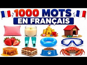 🇫🇷🇨🇦 Apprenez 500+ mots essentiels / le vocabulaire français du quotidien 🇫🇷