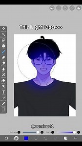 TryingThis Light Hack Using Ibispaintx彡 #samivart #fblifestyle #digitalart | Samiv_Art