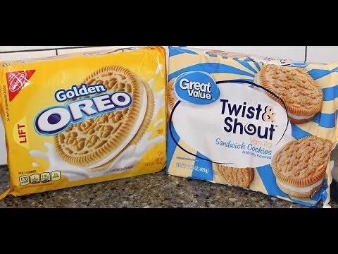 Nabisco Golden Oreo vs Great Value Vanilla Twist & Shout: Sandwich Cookie Blind Taste Test