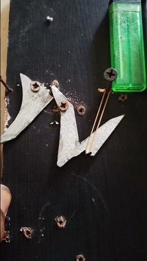 Handmade semi auto trigger mechanism #shorts