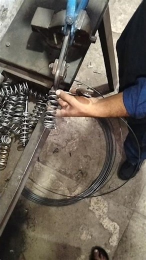 Extreme Machine-Made Destruction Spring | High Power Industrial Spring #springmaking #workshopskills