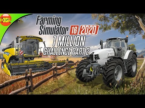 1 Million Dollars Challenge in Farming Simulator 16 | Timelapse Gameplay, fs16