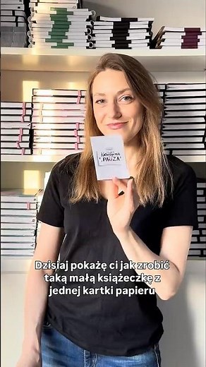 Jak zrobić mini książeczkę z jednej kartki papieru (zine tutorial)