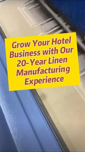 Grow Your Hotel Business with Our 20-Year Linen Manufacturing Experience #B2Bpartner #hotellinen #bedlinen