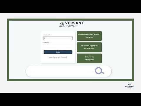 How to use My Account, Versant's new Online Services platform