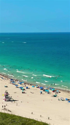 MIAMI BEACH Hits Different From Above 🌴☀️ #MiamiBeach #Miami #HootieFrutti