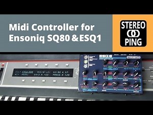 ESQ8 midi controller for Ensoniq ESQ 1 and SQ80