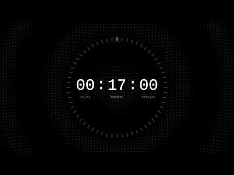 17 Minute Timer ⏱️ Focus Countdown with Alarm | No Music