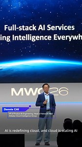 AI is redefining cloud, and cloud is scaling AI. Alibaba Cloud delivers full-stack AI services—from global AI infrastructure to foundation models to MaaS products.#AlibabaCloud #MWC #Qwen #AlibabaCloudAIDynamicSummit