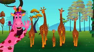 Finger Family Giraffe _ ChuChu TV Animal Finger Family Nursery Rhymes Songs For Children | BẮC GIANG TV