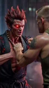 Street Fighter in Real Life–AI Fight Scene #FightScene #MartialArts #Gaming #ArcadeGame #epicbattle