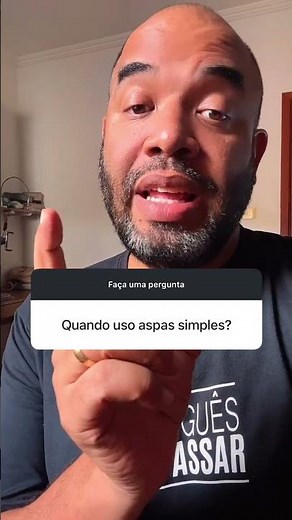QUANDO USAR ASPAS SIMPLES | DICAS DE PORTUGUÊS