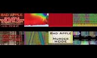 Mix of 8 videos from youtube : (Black MIDI) Bad Apple!! ULTIMATE EPIC ASDF REKT MODE (1 Billion Notes?)