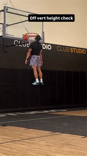 Chi | This angle looks stoopid lol. Rim: 9’11 5/8” | Instagram