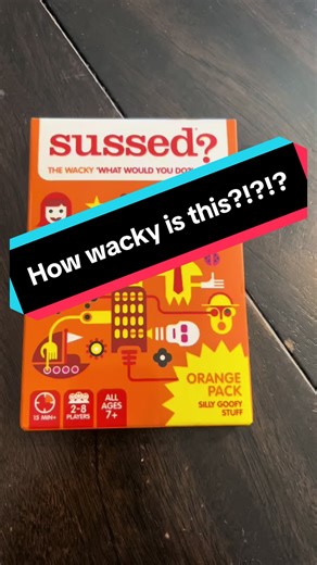 Sussed is a fast, fun card game that gets everyone talking. Answer thought-provoking, funny, and sometimes tricky questions to see how well you really know each other—perfect for parties, game nights, or road trips. #tiktokshopholidayhaul #CardGame #GameNight #FamilyFun #PartyGame