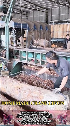 Homemade Crane How to Move Wood