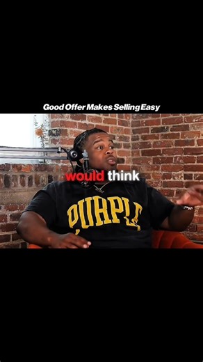 Good Offer Makes Selling Easy @D‪@Dariusbenders‬