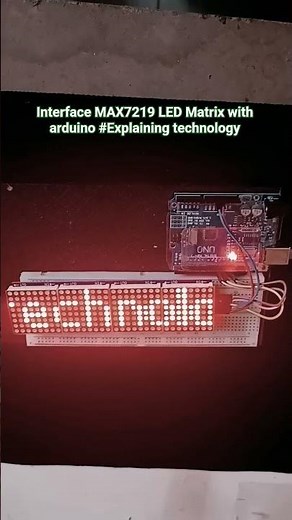 MAX7219 LED matrix interface with Arduino #led display #7segmentdisplay #trading #arduino