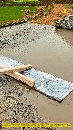 How to Bull Float a Concrete Slab