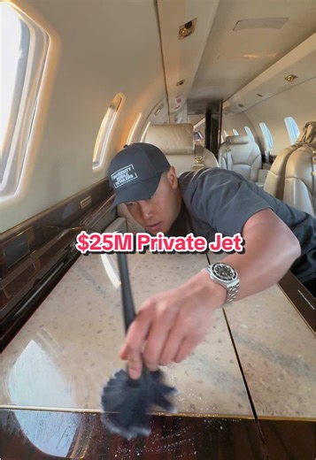 Becoming an aircraft technician at 18 changed my life. Would you skip lunch for $13,000? #aircraftdetailing #detailing #aviation