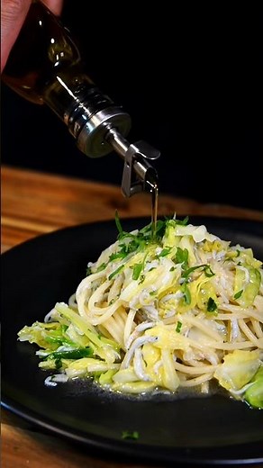 春といえばこのパスタ！！美味しくてとっても簡単！!＃shorts #マンチーニ