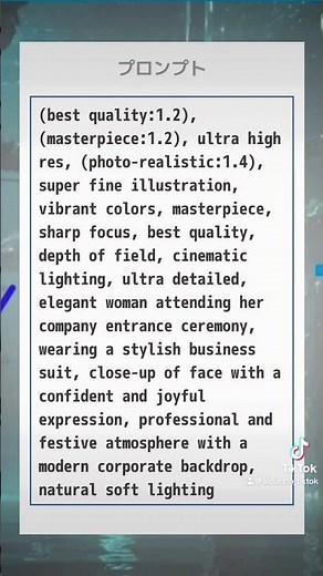 生成AIで作成したプロンプトを紹介