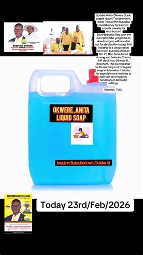 Local Initiative Launches Affordable Liquid Soap in Bukedea