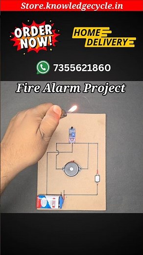 Science Working Model | Fire Sensor Alarm | Physics Project Class 12 #scienceproject #engineering