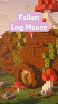 Minecraft Fallen Log House Tour!