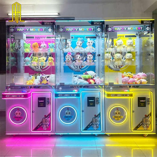 Cheap Wholesale Custom Coin-operated Claw Machine  with Bill Acceptor Crane Doll Claw Machine Vending Machine Game Consoles