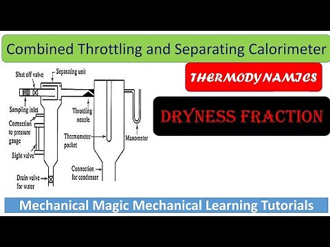 separating and throttling calorimeter | DRYNESS FRACTION | PROPERTIES OF STEAM