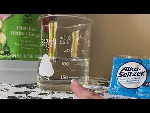 Alka-seltzer and vinegar