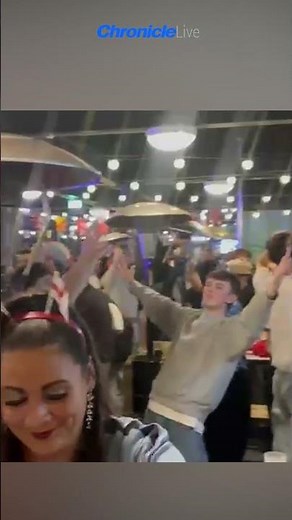 England fans celebrate second goal against Mexico #WorldCup