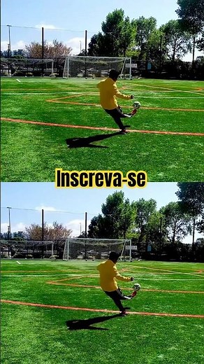 A MANEIRA CORRETA DE CHUTAR COM CURVA #futebol #neymar #futebol