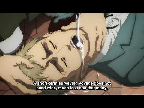 Nicolo explains how Zeke gives wine with his spinal fluid to Paradis military Aot (english sub)