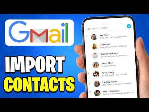 How To Quickly Import Contacts From Gmail To Android (EASY)