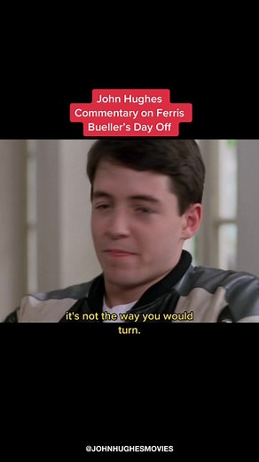 John Hughes commentary on the restaurant seating sequence in “Ferris Bueller’s Day Off”. #ferrisbuellersdayoff #ferrisbueller #johnhughes #johnhughesmovie #cameronfrye #matthewbroderick