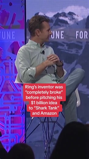 Ring’s inventor was “completely broke” before pitching his $1 billion idea to “Shark Tank” and Amazon. #amazon #ring #ringdoorbell #entrepreneur #entrepreneurtok #success #founder #founderstory #sharktank #sharktankproducts #markcuban #business #businesstiktok #businesstok #amazonproducts
