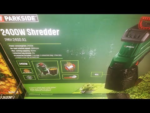 Parkside garden shredder 2400w (PMH 2400 A1)