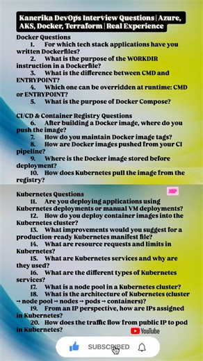Kanerika DevOps Interview Questions | Azure, AKS, Docker, Terraform | Real-Time Experience