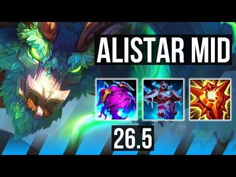 ALISTAR vs AKALI (MID) | Grasp Of The Undying, 24K damage | NA Master | 26.5