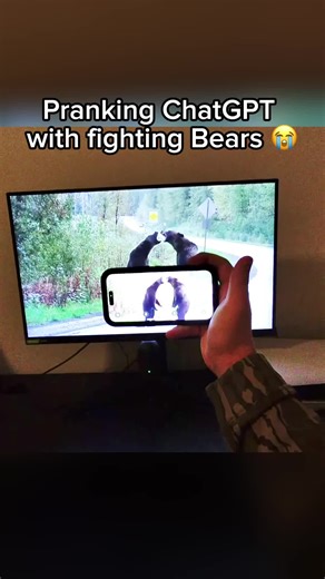 Pranking ChatGPT with fighting Bears 😭 | chatgpt