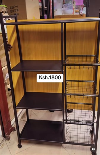 Organize your space like a pro ✨ This multifunctional storage stand gives you shelves and baskets all in one—perfect for the kitchen, pantry, or home organization. Stylish, strong, and super practical. 🏠 #HomeOrganization #KitchenStorage #SpaceSaver #HomeEssentials