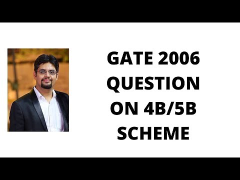 23. gate 2006 question on 4B/5B scheme