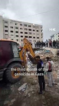 Gaza Civil Defence crews struggle to retrieve bodies of Palestinians killed two years ago