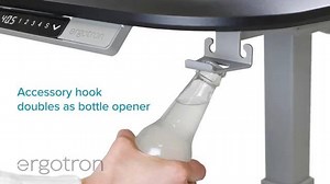 11 reactions | The WorkFit Electric Desk has four programmable heights so you can go from sitting to standing at the press of a button. With a no-sweat install, you'll be set up and ready to go in under five minutes. Details > https://bit.ly/2XtSrWV | Ergotron | Facebook