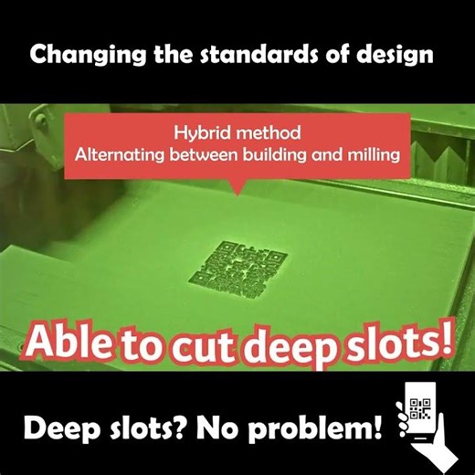 Changing the standards of design! Deep slots? No problem! #matsuura #metal #3dprinting