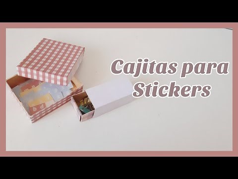 DIY / Cajitas para stickers