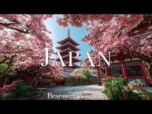 Japan 4K | Spring in Japan Through Pink Blossoms, Mountain Lakes and Quiet Villages